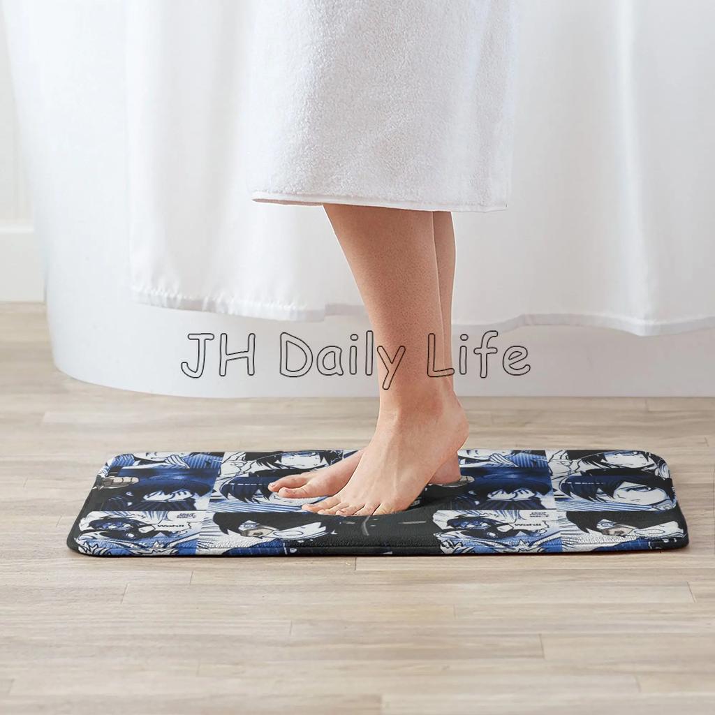Kokichi Ouma Manga Anime Print Doormat Rug Carpets Home Indoor Decoration Non-slip Floor Mat for Bedroom Bathroom Balcony