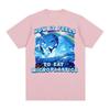 How It Feels To Eat Microplastics T Shirt Men Women Harajuku Funny Meme T Shirts Male Fashion Aesthetic 100% Cotton T-shirt Tops