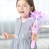 With Jewelry Set Light Up Snowflake Wand Glowing Sticks Flashing Snow Star Wands  Party Favor