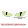 Luminous 3D Decoration Stickers Devil Eyes Scooter Motorcycle Headlight Body Trim Universal For Honda Yamaha Suzuki Vespa