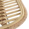 Bar Stool Set 2 Pcs Natural Rattan