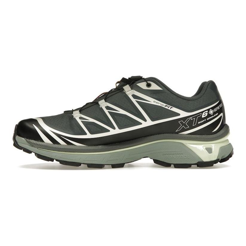 SALOMON XT-6 GORE-TEX Urban Chic Lime Cream Unisex Sneakers Grey Black L47581300