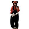 Women's Winter Cartoon Fleece Hooded Onesie Pajamas with Zipper - Cute 2025 Bathrobe
