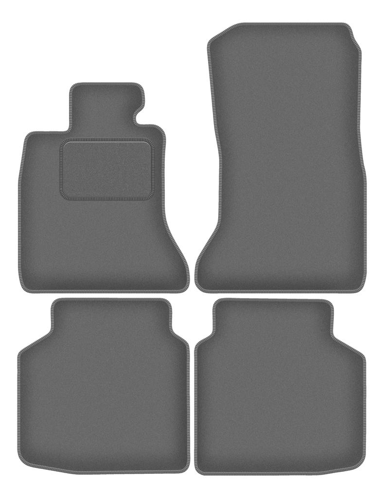 Velour Graphite Car Mats For: BMW 7 F02 LONG (2008-2015)
