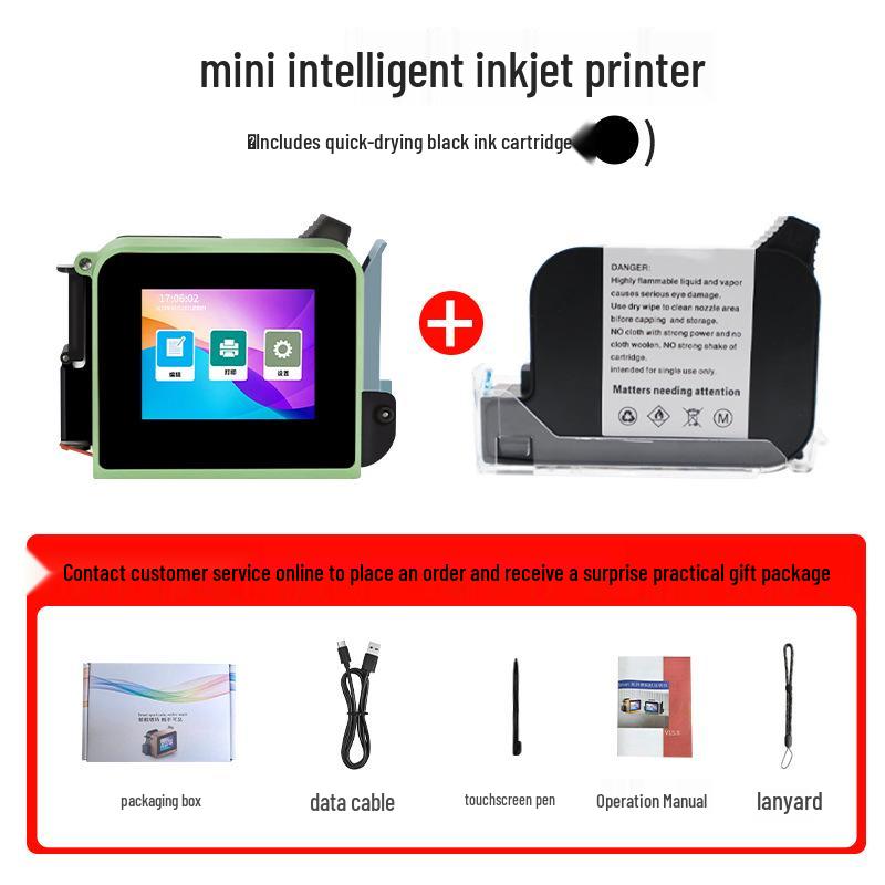 Handheld Portable Mini Inkjet Printer for Food Packaging