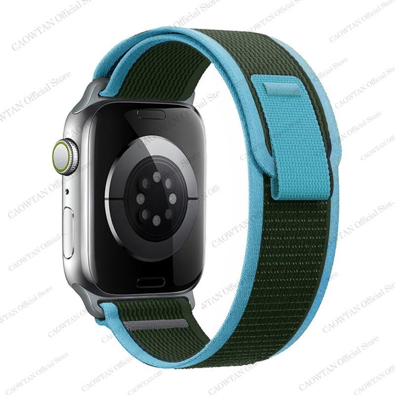Nylonband für Apple Watch Band 49 mm 44 mm 40 mm 45 mm 41 mm 42 mm 44 45 49 mm Correa Armband iWatch Ultra Serie 7 6 5 3 SE 8 Armband