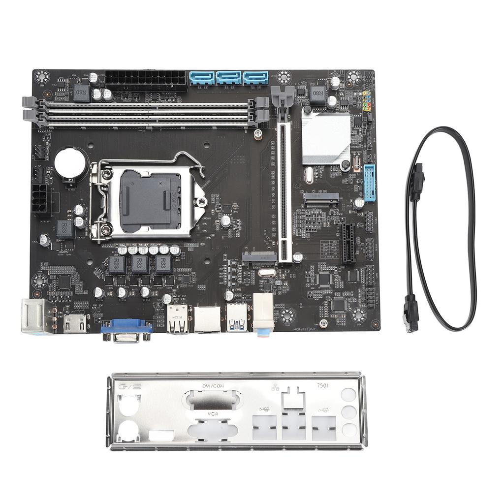 LGA 1151 Motherboard M ATX Dual Channel DDR4 SATA 3.0 Gigabit Network HD VGA Output Desktop Motherboard for Computer