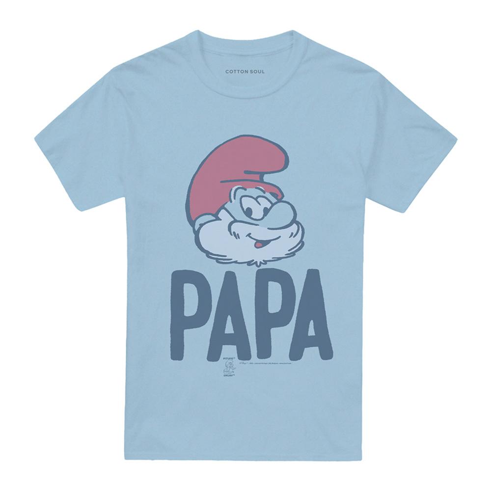 The Smurfs Unisex Adult Papa Smurf T-Shirt