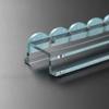 Mahjong Tile Rack with Edge Transparent Game Accessory