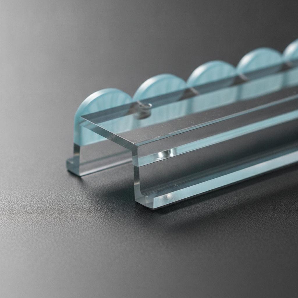 Mahjong Tile Rack with Edge Transparent Game Accessory