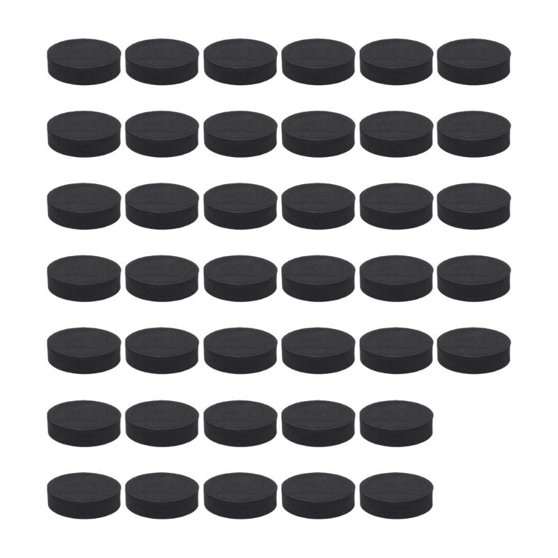 Adhesive-Backed Round Cushion Grip Set, Dense 40 Count for Speaker Feet, Quiet Contact, Scratch Guard and Home Care