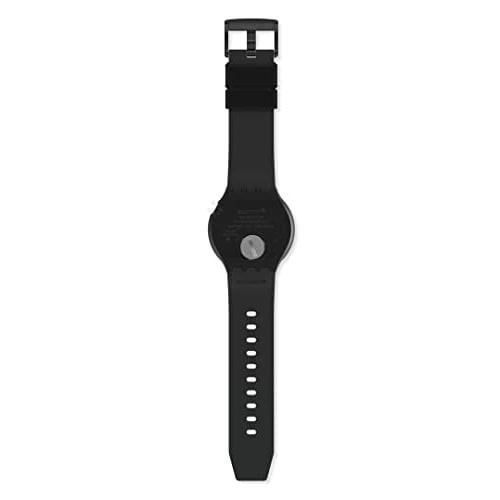 Swatch NIGHT TRIP Uni Watch (Model: SB03B107), Black, Modern