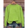 Womens Long Sleeve Crewneck Sweatshirt Graphic Print Casual Streetwear Top