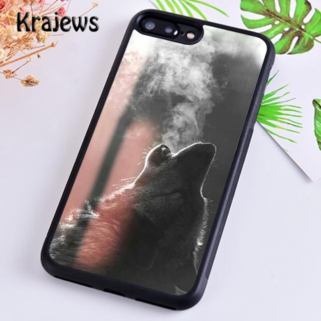 Howl of A Wolf Under The Moon pattern Phone Case Cover For iPhone 17 Air 16 15 14 plus 12 13 pro max