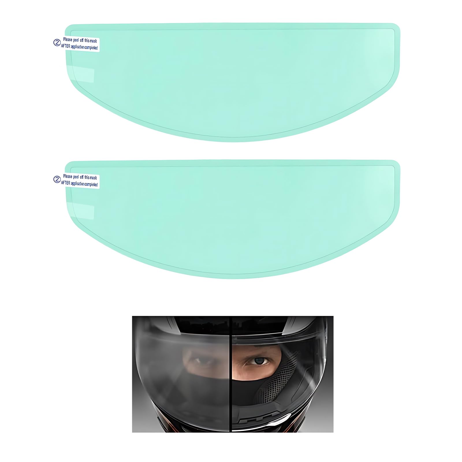 

Anboli Anti-Fog Seat, Motorcycle Helmet Shield, Anti-Fog Film, Anti-Fog Film, Anti-Fog Sheet, Versatile, Helmet, зелёный