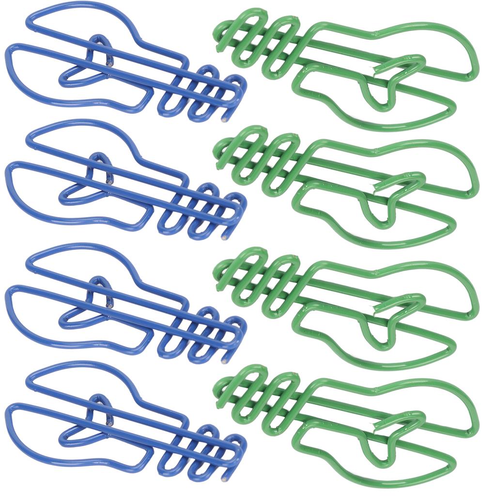 100Pcs Paper Clips Small Cute Light Bulb Special Shaped Metal Office Supplies for Notes