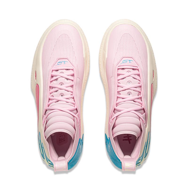 Li Ning WOW11 Tlumení, Protiskluzové, Odolné proti oděru, Krytí, Lehké, Odrazové Polovysoké Basketbalové boty ABAU049-32