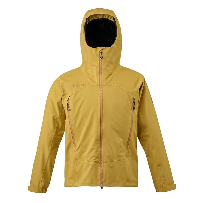 

[Millet] waterproof cold weather jacket Typhon worm next stretch jacket MIV03119 men s Saffron (NEW LOGO) L