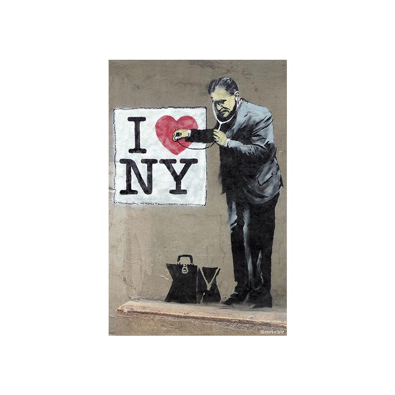 Banksy Retro Graffiti Malerei Druck Abstrakte Wand Kunst Leinwand Poster Lustige Ironisch Bild für Wohnzimmer Home Decor Cuadros