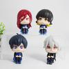 Isagi Yoichi Doll Blue Lock Action Figures Q Version Chigiri Hyoma Bachira Meguru Nagi Seishiro Figure PVC Ornament Toys