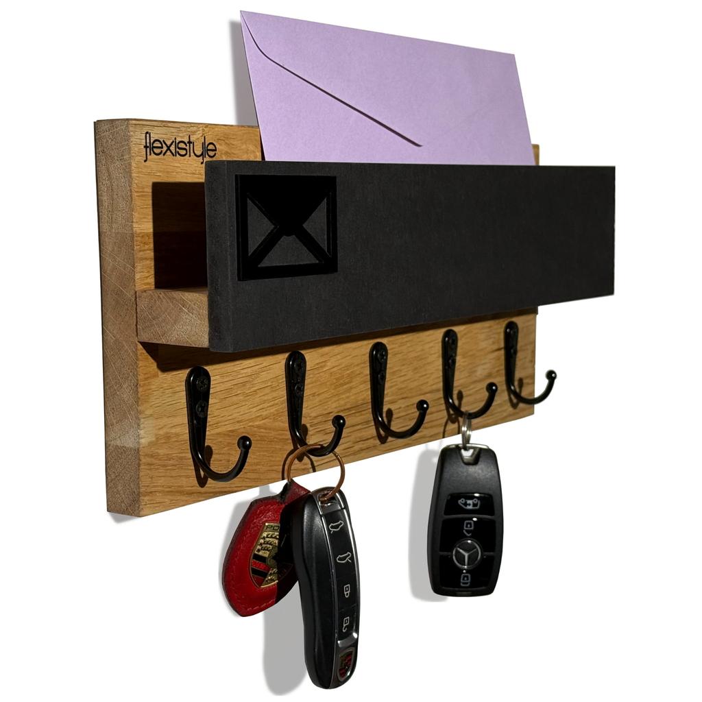Wooden key hanger 30cm