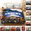 3d Cartoon Anime Down Comforter Set High Definition Digital Print 3 Piece Bedding Set Student Bedding Cover Pillowcases