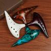 Alto C Key 12-Hole Smoked Ocarina for Professionals and Beginners