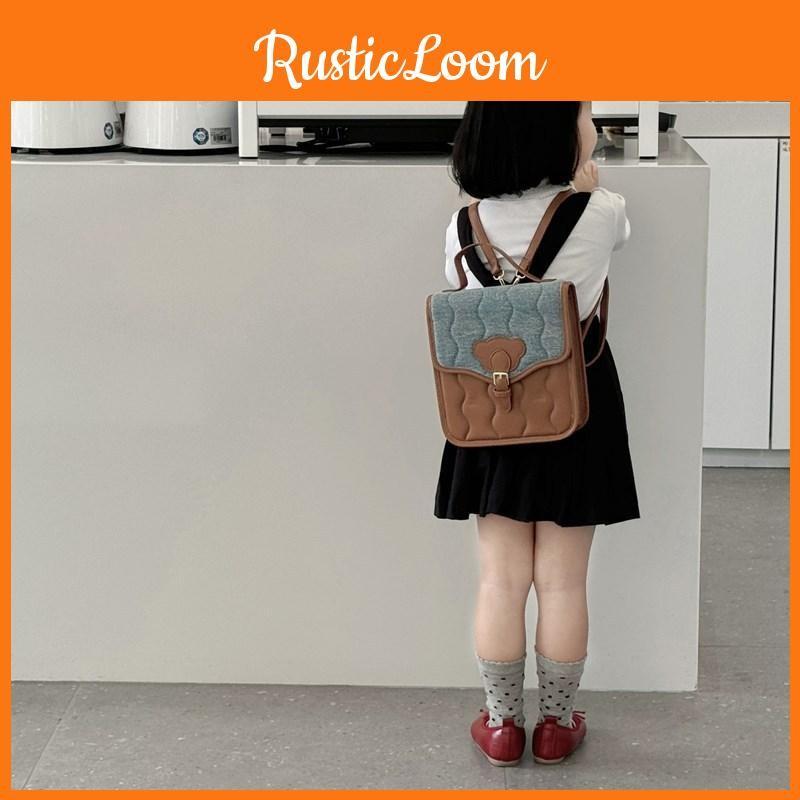 Stylish Youthful And Pu Material Wave Pattern Backpack Ideal For Boys And Girls