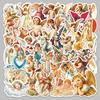 50pcs/1 lot Angel Charm Stickers Retro Western Mythology Cupid DIY Phone Case, Milk Tea Cup, Notebook Stickers
