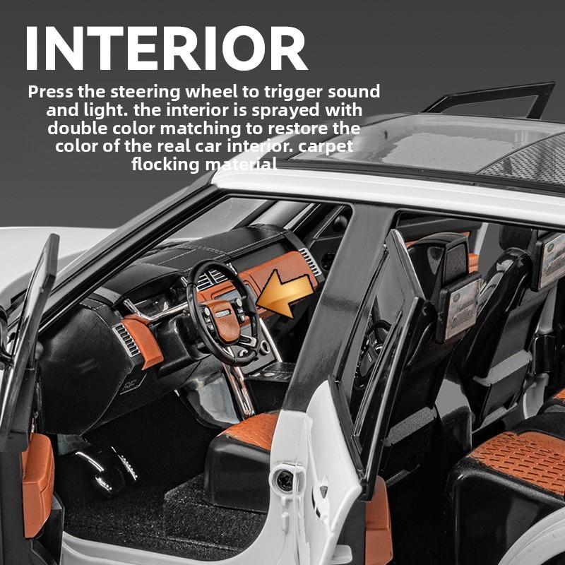Range Rover Suv Car Model Kids Toy With Opening Doors And Sound Light Play For