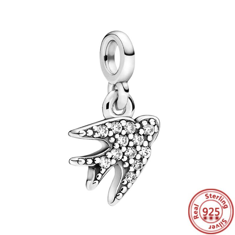 Me Ring S925 Sterling Silber Perle Runder Verbinder Charm Doppelarmreif Passend für Original Me Gliederkette Armband Schmuck