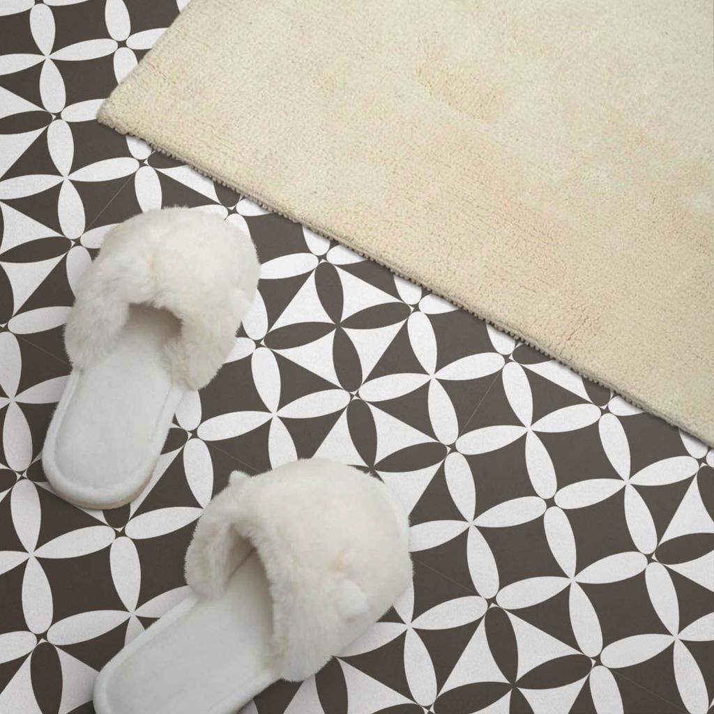 Self-Adhesive Vinyl Wall Decoration Abstract Geometric Pattern 9x30x30 Cm