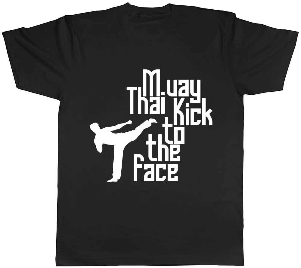 Muay Thai Kick to the Head Mens Womens Ladies Unisex T-Shirt L