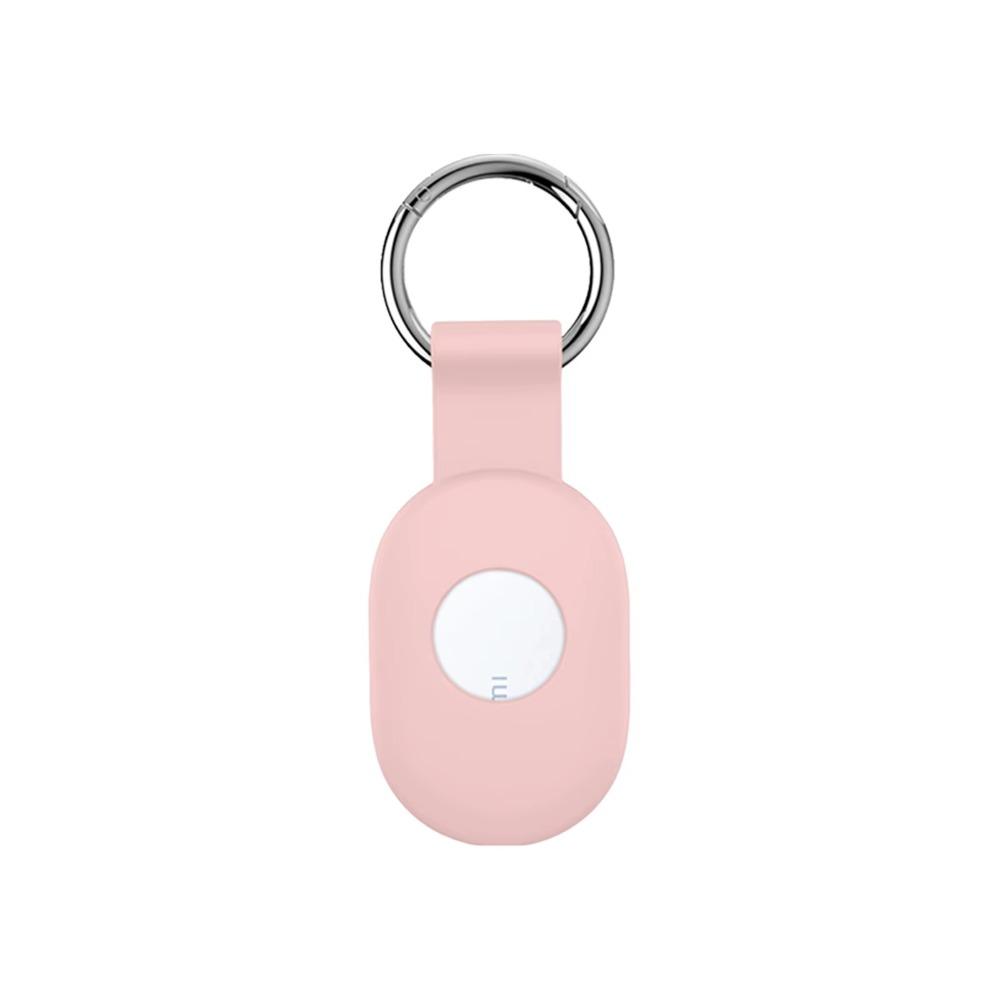 Silicone Protective Case Full Coverage Anti-Scratch Tracker Cover with Keyring Anti-lost Locator Holder Shell for Xiaomi Tag