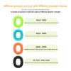 Silicone Grip Square Bump Acupressure Massage Decompression Wrist Strength Training Sports Fitness Ring