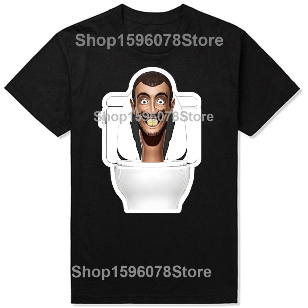 Skibidi Toilet Toaletní Muž Legrační Kreslený Multivesmír Trička Unisex Letní Topy Potisk Originální Design Dárky Tričko Streetwear