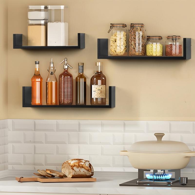 Pack of 3 Wooden Shelves Perfect as Unique Gift for Displaying Photos Plant and Books