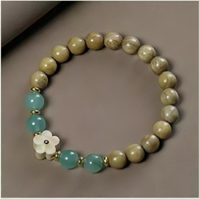 Women Wooden Plum Blossom Bracelet, Multiple Styles, New Chinese Style
