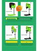 Compact High-Speed Precision Bench Drill with Variable Speed and Mobile Cross Slide Table