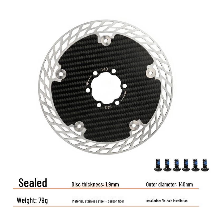 Lishi Ultralight Carbon Fiber Road Bike Brake Disc