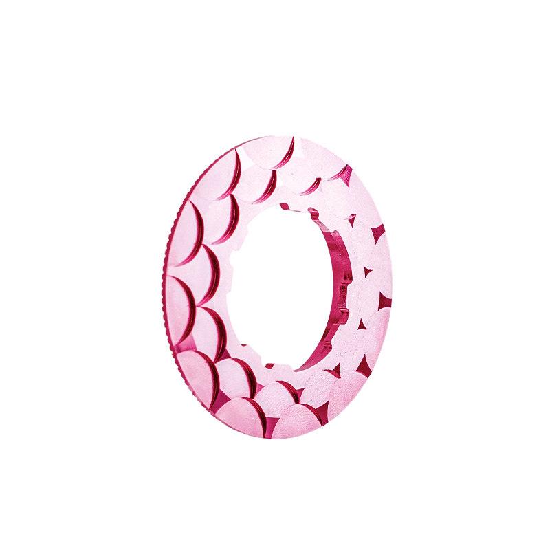 

Chaser For Road Bike MTB Bike Ultra-Lightweight 12mm 6-Bolt Disc to Center Lock Conversion Bike Center Lock Disc Brake Cover Pink Inner Cap