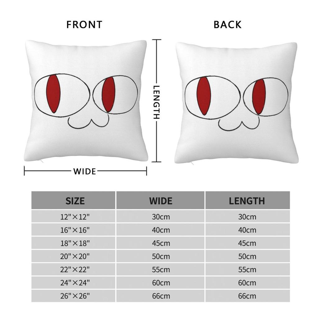 Neco Arc Square Pillowcase Pillow Cover Cushion Throw Pillow For Home Sofa Living Room