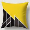 Geometric Patterns In Yellow & BlackSuitable for Sofa Car Bedroom Decorative Cushion Cover Pillow Cover