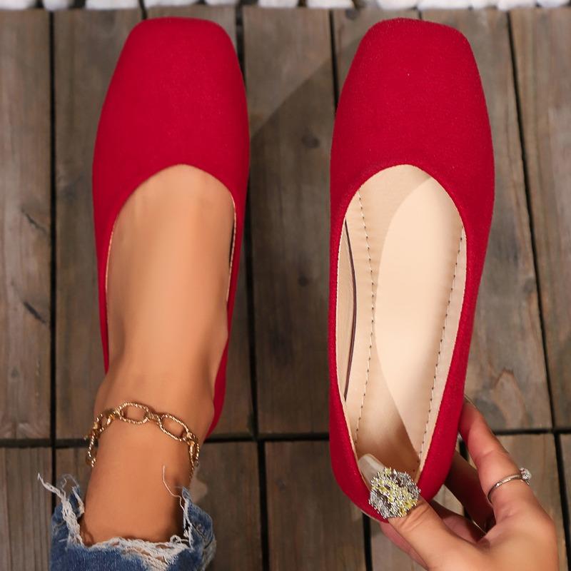 

Мода Весна и Осень Новая Верхняя одежда Однотонная Оверсайз Обувь с мелким вырезом Женские Трикотажные Удобные Балетки Женские Zapatos Mujer 36