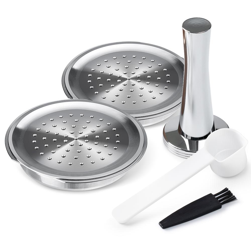 Für Senseo Kaffeekapsel Edelstahl Kaffeefilter Kapsel Wiederverwendbarer Kaffeemaschinenfilter Espresso Crema Maker