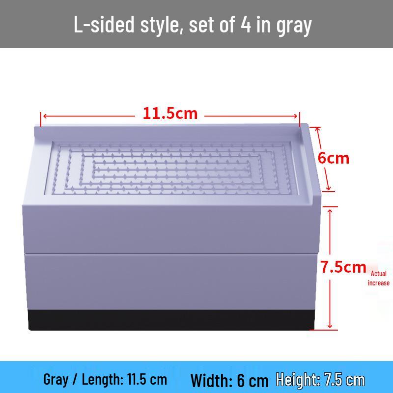 "Non-Slip Furniture Leg Pads: Height-Boosting Support for Tables & Sofas"