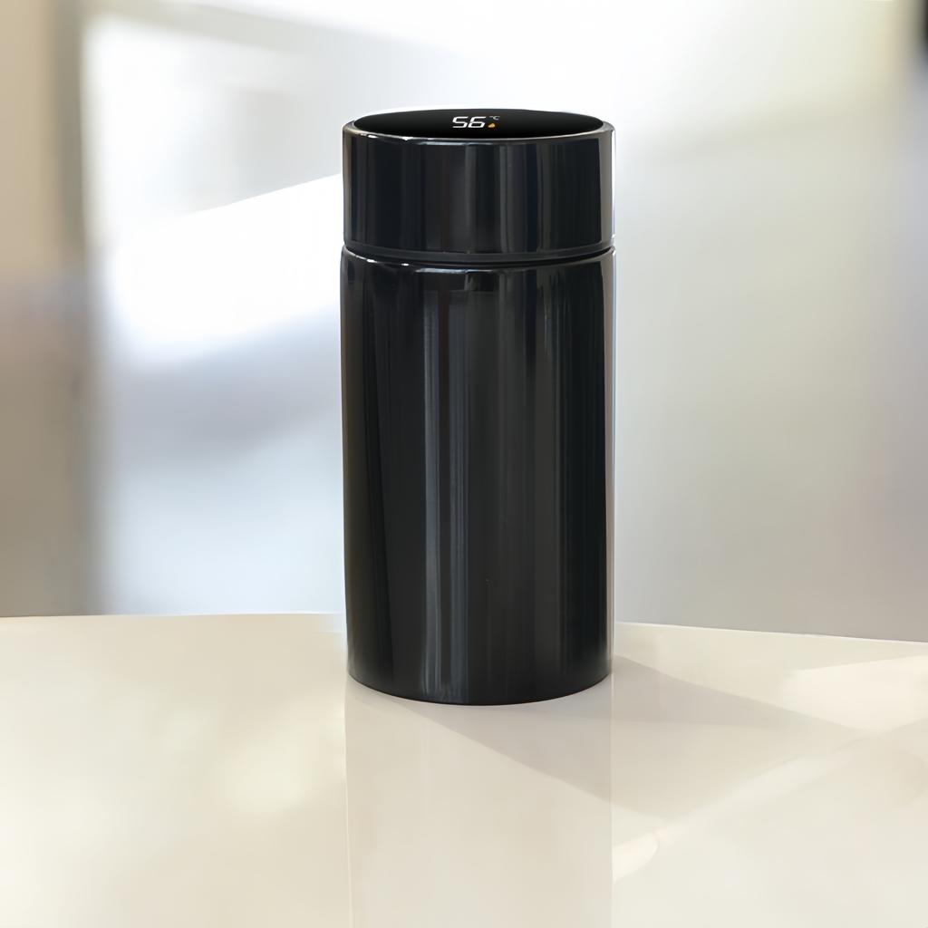 200ML Smart Thermal Water Bottle Intelligent Temperature Display Stainless Steel Bottle Vacuum Flasks Car Mounted Coffee Mug