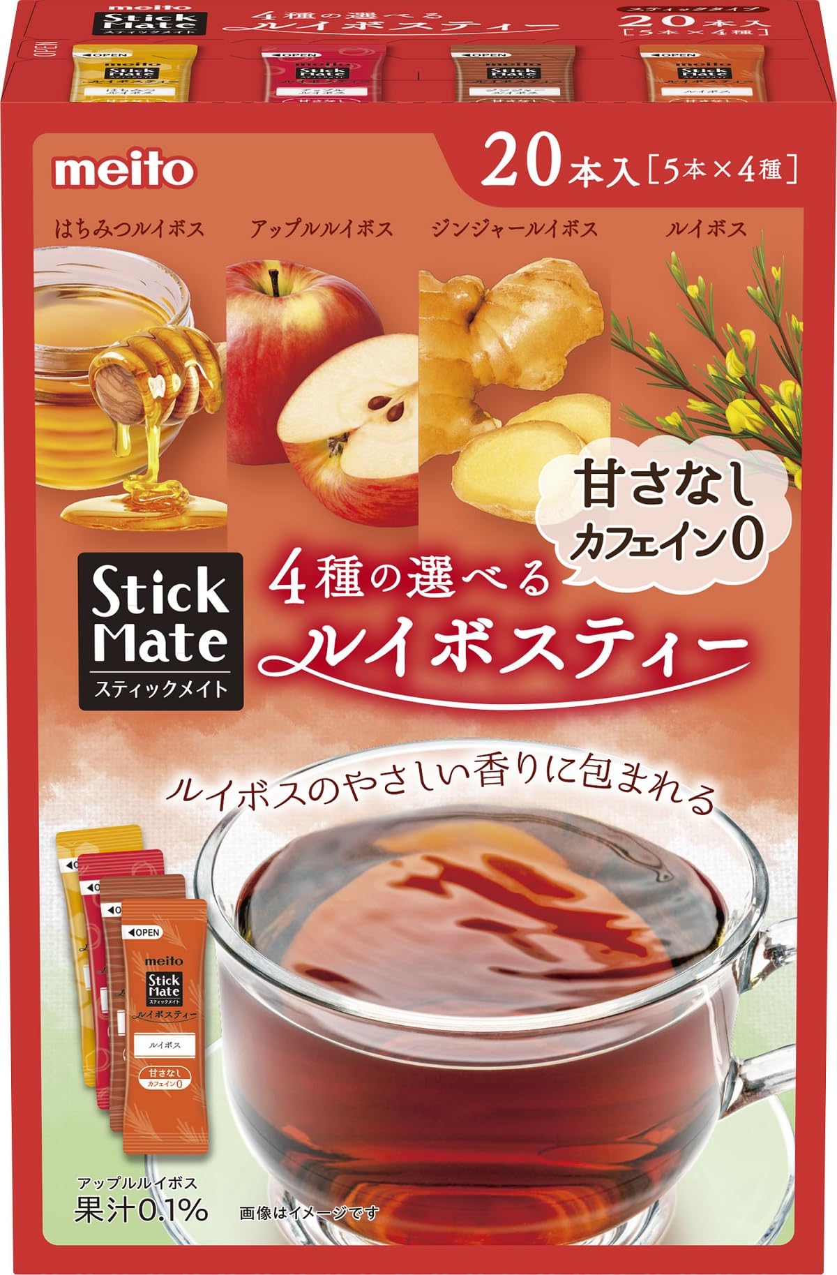 

Чай ройбуш Meito Stick Mate 20 пакетиков x 3 Ассорти,