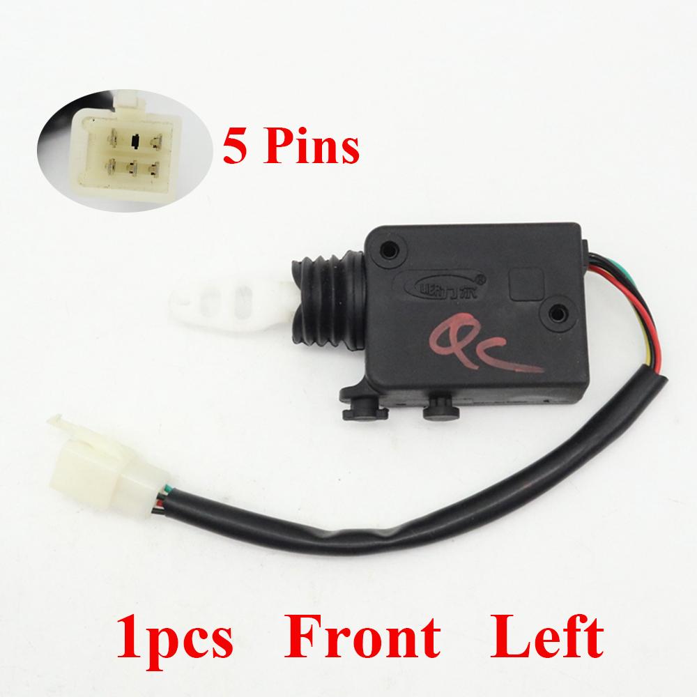 1pcs Front Rear Door Lock Actuator Motor For Lifan 520 1pcs Front left 5pin