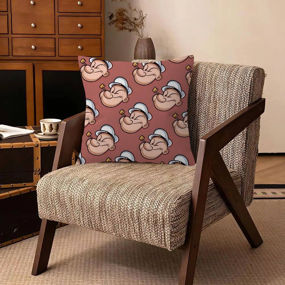 Animation PPopeye SSailor Cartoon Cushion Cover Pillowcase Upholstery Sofa Throw Pillow Home Decor Pillowcas